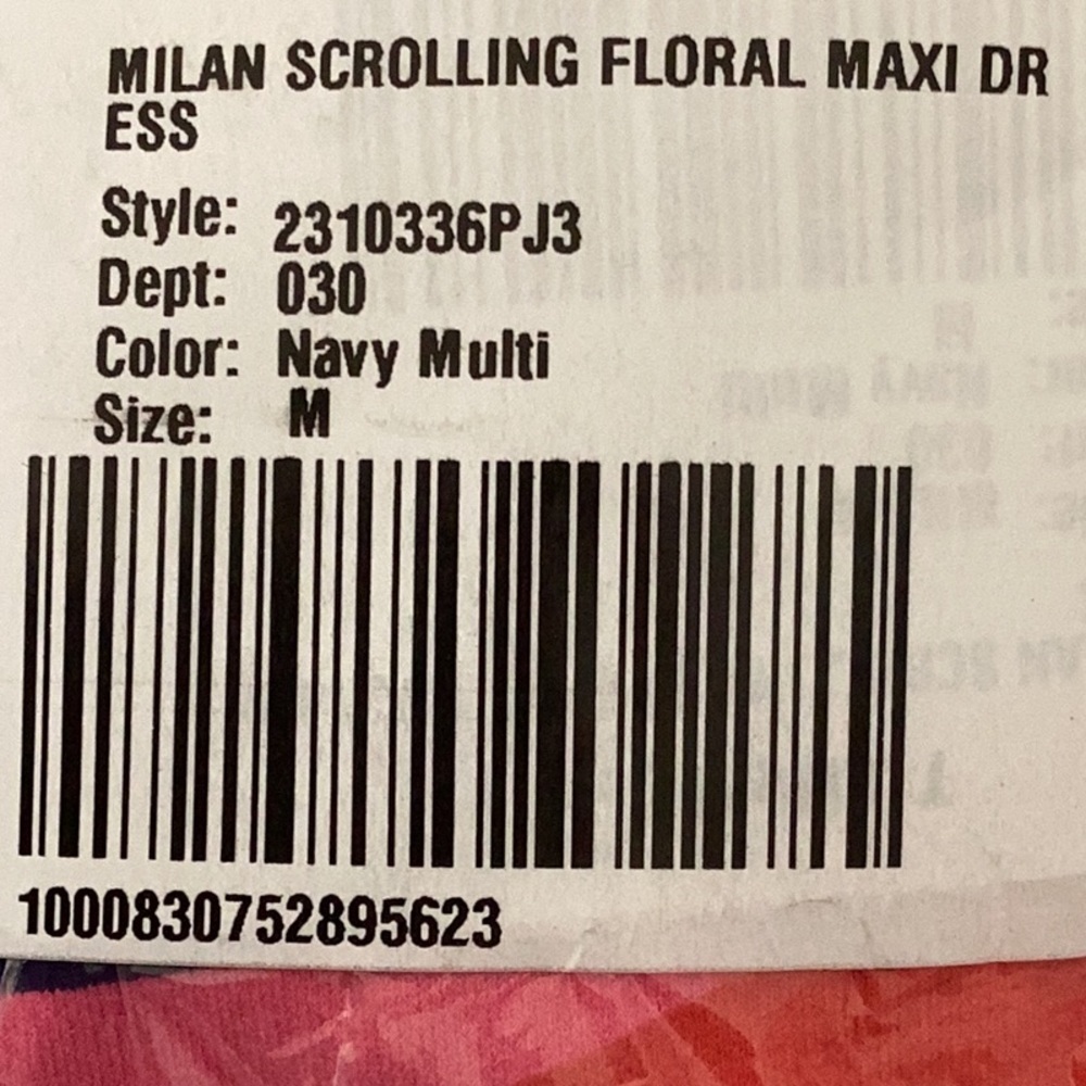 TRINA TURK NWT MILAN SCROLLING FLORAL MAXI DRESS MEDIUM HALTER NECK - Picture 9 of 9